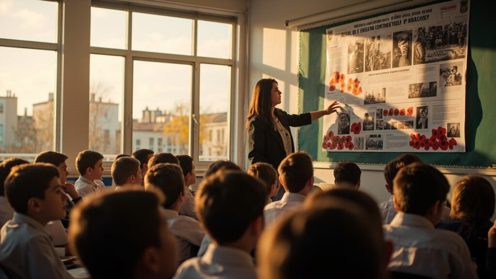 Le 11 novembre expliqué aux CE2 : histoire et commémoration