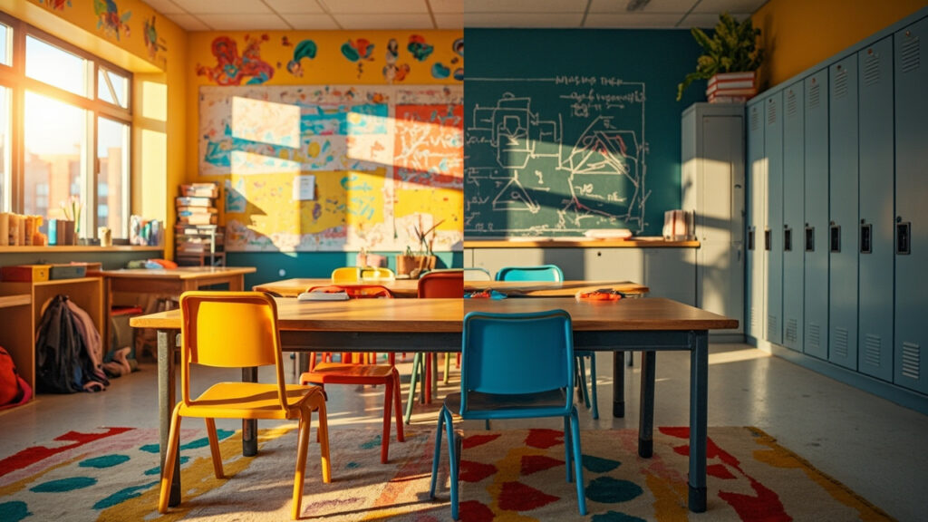 Comprendre la différence entre l'école primaire et le collège